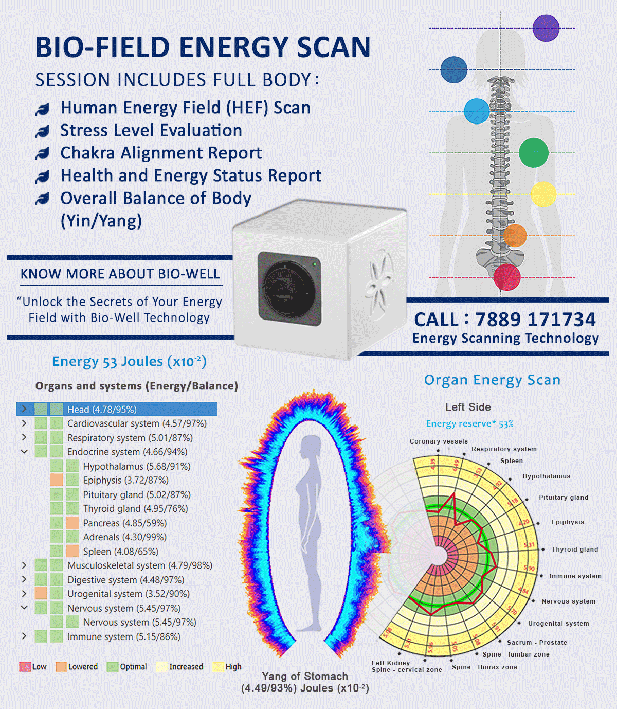 Bio well Bio field human energy field scan